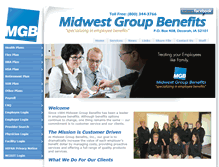 Tablet Screenshot of midwestbenefits.com